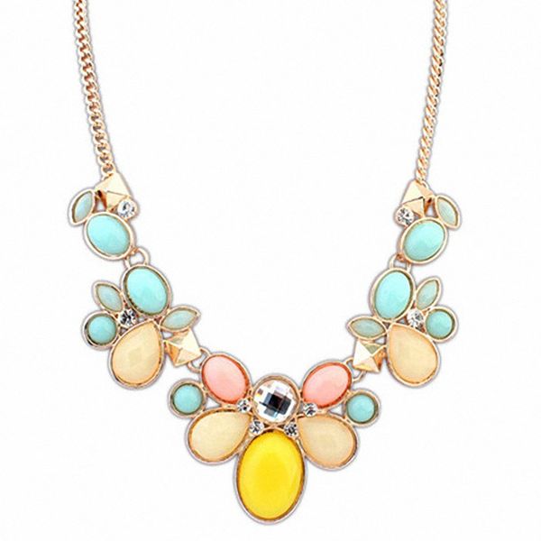 wholesale-bubble bib chunky statement necklace women flower necklaces & pendants summer style jewelry for gift, Silver
wholesale-bubble bib chunky statement necklace women flower necklaces & pendants summer style jewelry for gift, Silver