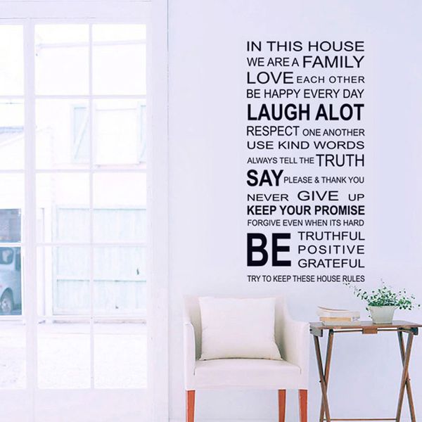 new family house rules wall stickers home decor love art quote vinyl decor removable wall art decals
new family house rules wall stickers home decor love art quote vinyl decor removable wall art decals