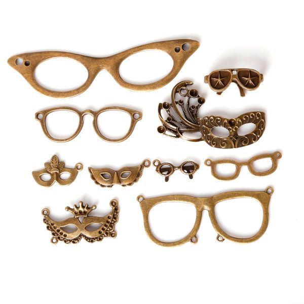 49pcs/lot mixed style zinc alloy antique bronze plated glasses charms pendants diy jewelry handmade crafts jewelry making diy, Bronze;silver
49pcs/lot mixed style zinc alloy antique bronze plated glasses charms pendants diy jewelry handmade crafts jewelry making diy, Bronze;silver