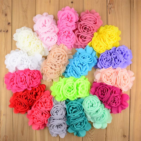 22pcs /lot 3 big chiffon fabric flower with triple rosette for girl headband tutu accessories 22colors u pick hair ornament headbands, Black;brown
22pcs /lot 3 big chiffon fabric flower with triple rosette for girl headband tutu accessories 22colors u pick hair ornament headbands, Black;brown