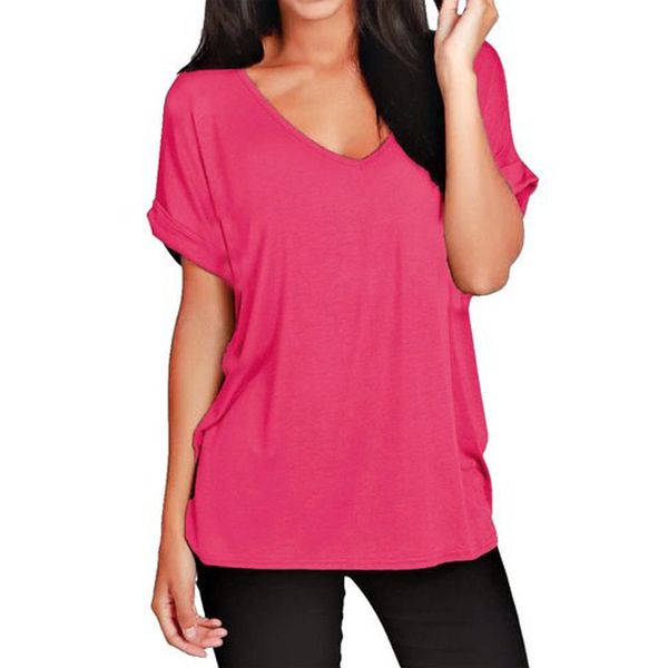 wholesale- 2017 fashion female t-shirt plus size women clothes tassel short sleeve deep v- neck summer loose basic t- shirt, White
wholesale- 2017 fashion female t-shirt plus size women clothes tassel short sleeve deep v- neck summer loose basic t- shirt, White