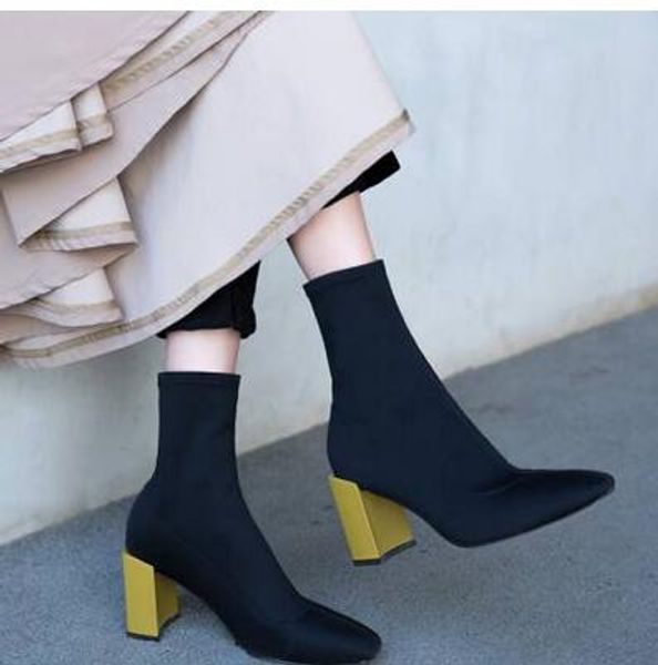 vogue new style fashion womens high heel ankle boot booties stiletto platform almond toe shoes, Black
vogue new style fashion womens high heel ankle boot booties stiletto platform almond toe shoes, Black