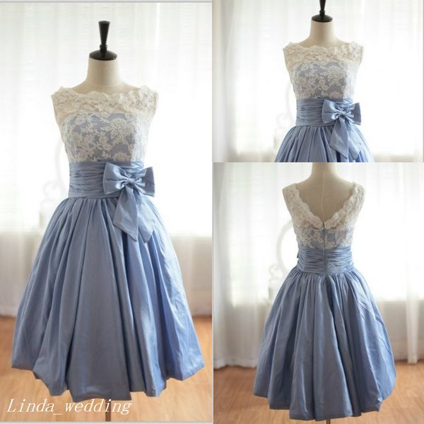 vintage short bridesmaid dress real ps a line lace taffeta with bow maid of honor dress for wedding party gown, White;pink
vintage short bridesmaid dress real ps a line lace taffeta with bow maid of honor dress for wedding party gown, White;pink
