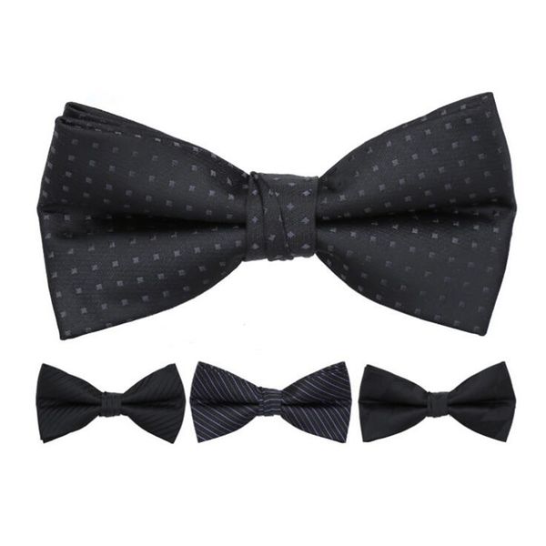 new men polyester plaid leisure bowtie wedding party banquet tuxedo bow tie gentleman classic business polka dots tie christmas gift for men, Black;gray
new men polyester plaid leisure bowtie wedding party banquet tuxedo bow tie gentleman classic business polka dots tie christmas gift for men, Black;gray