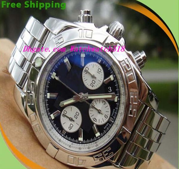 Equipped With Original Box Certificate Top Quality AB0110 Luxury Wristwatch 44 mm Chronomat Steel Blue Stick Men's Watch Sport Watch
Equipped With Original Box Certificate Top Quality AB0110 Luxury Wristwatch 44 mm Chronomat Steel Blue Stick Men's Watch Sport Watch