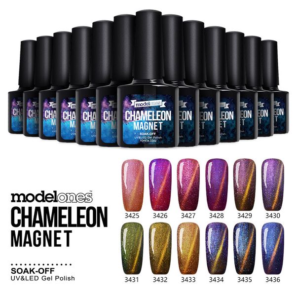 Modelone 10ml chameleon magnet nail gel oak off uv led gel poli h lacquer gel poli h, Red;pink
Modelone 10ml chameleon magnet nail gel oak off uv led gel poli h lacquer gel poli h, Red;pink