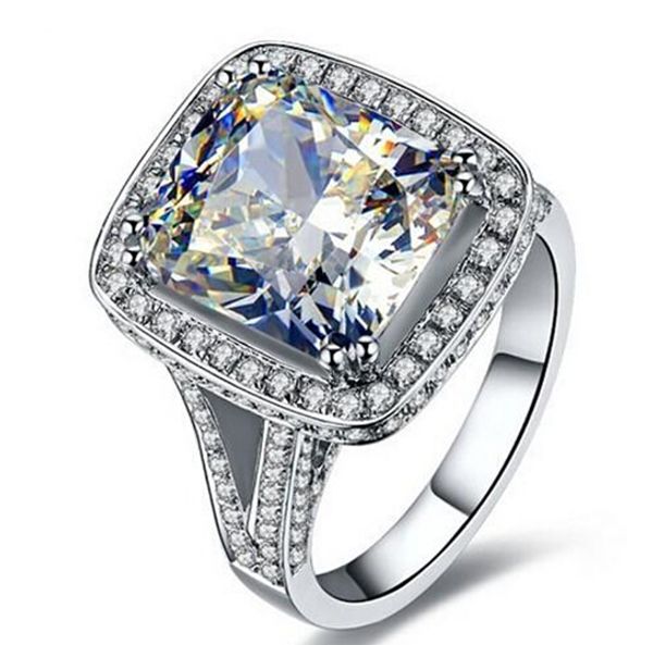 size 5-11 jewelry 8ct big white sapphire 14kt white gold filled gf simulated diamond wedding engagement band ring lovers gift, Slivery;golden 
size 5-11 jewelry 8ct big white sapphire 14kt white gold filled gf simulated diamond wedding engagement band ring lovers gift, Slivery;golden