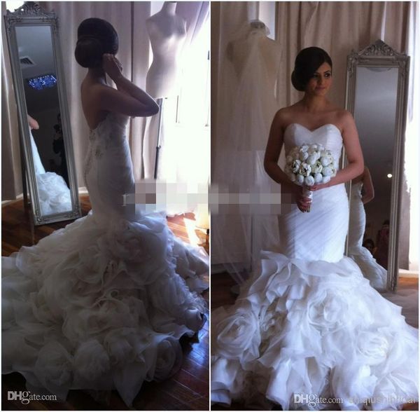 new arrival bridal dresses blackless mermaid straless hand flower beaded pnina tornai lace 2016 long train wedding dresses po37, White
new arrival bridal dresses blackless mermaid straless hand flower beaded pnina tornai lace 2016 long train wedding dresses po37, White
