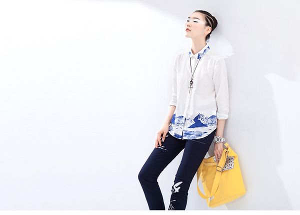 new design women shirts turn-down collar iceberg print long sleeve comfort linen blouses loose lady shirt, White
new design women shirts turn-down collar iceberg print long sleeve comfort linen blouses loose lady shirt, White