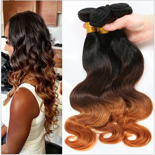 malaysian body wave wavy virgin 3tone ombre hair wefts extensions #1b/4/30 ombre human hair weaves black brown hair bundles 3pcs lot
malaysian body wave wavy virgin 3tone ombre hair wefts extensions #1b/4/30 ombre human hair weaves black brown hair bundles 3pcs lot