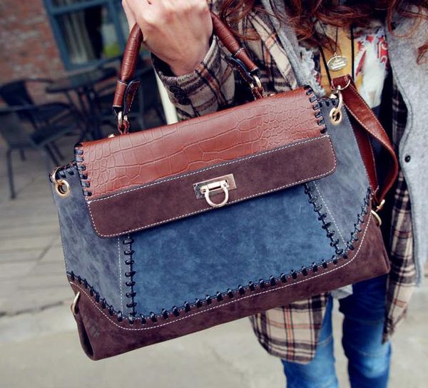 2017 stitching two-tone distressed of matte korean new bag version bag the denim cross denim handbag retro shipping ekqhh, Red;black
2017 stitching two-tone distressed of matte korean new bag version bag the denim cross denim handbag retro shipping ekqhh, Red;black