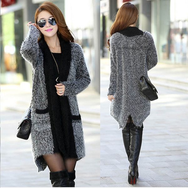 Fashion New women sweater mohair knit sweater cardigan spring autumn winter long women knitwear shawl ree shipping
Fashion New women sweater mohair knit sweater cardigan spring autumn winter long women knitwear shawl ree shipping