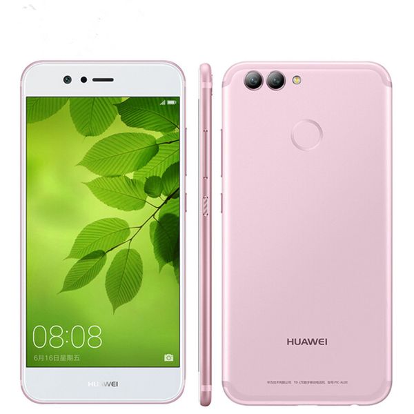 

original huawei nova 2 4g lte cell phone kirin 659 octa core 4gb ram 64gb rom android 5.0 inch 12.0mp fingerprint id smart mobile phone