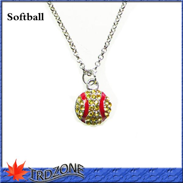 2016 beauty chain sports necklaces adjustable sofball baseball alloy 6 color, Silver
2016 beauty chain sports necklaces adjustable sofball baseball alloy 6 color, Silver