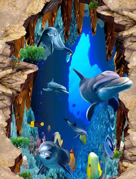 sea world dolphin 3d three-dimensional floor painting floor tiles wallpaper living room
sea world dolphin 3d three-dimensional floor painting floor tiles wallpaper living room