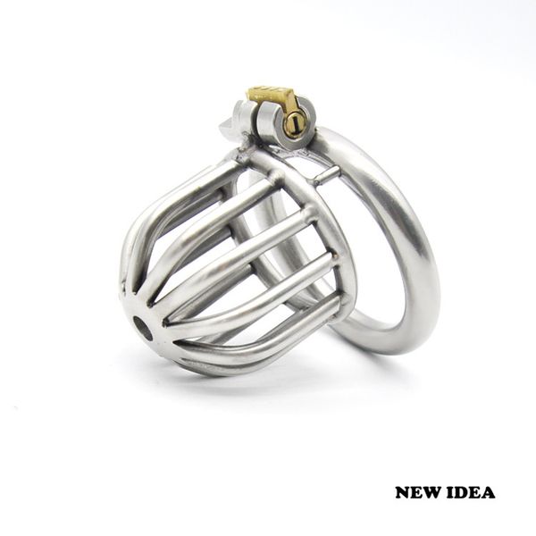 toys chastity stainless lock a259 steel new device 304 cage cock