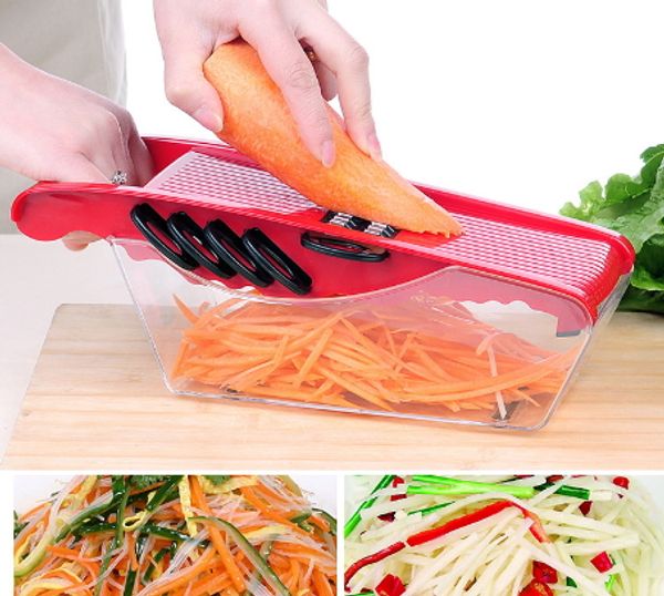 новый дизайн многофункциональный slicer cutter шредер картофель морковь огурцы slicers кухня овощерезки инструменты столовая инструмент терк
новый дизайн многофункциональный slicer cutter шредер картофель морковь огурцы slicers кухня овощерезки инструменты столовая инструмент терк