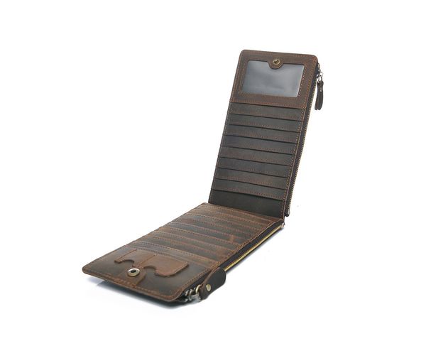 handmade crazy horse leather wallet natural cowhide vintage real leather purse for men dark brown card holder, Red;black
handmade crazy horse leather wallet natural cowhide vintage real leather purse for men dark brown card holder, Red;black