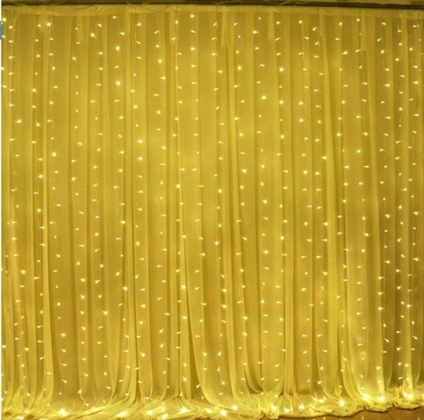 8 * 3m 800 Bulbs Led Curtains Garland String Light Christmas New Year Holiday Party Wedding Luminaria Decoration Lamps Lighting