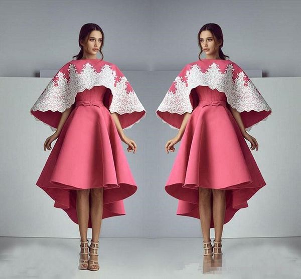 Ashi Studio Fashion Watermelon Prom Dress Custom Made With Big Wrap Strapless Formal Party Gowns High Low With Applique Evening Dresses 
Ashi Studio Fashion Watermelon Prom Dress Custom Made With Big Wrap Strapless Formal Party Gowns High Low With Applique Evening Dresses