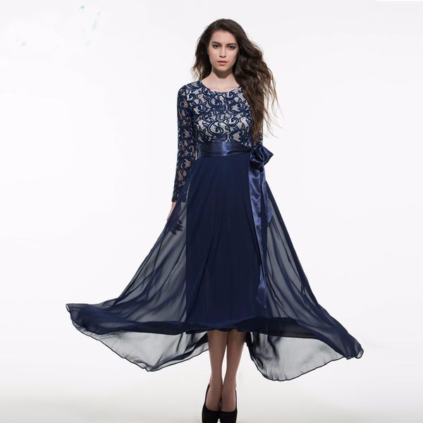 2019 Scoop Neck Dark Royal Blue Long Evening Dress Elegant Cotton Blends Floor Length Long Sleeves Belt Prom Party Gowns Robe de soiree
2019 Scoop Neck Dark Royal Blue Long Evening Dress Elegant Cotton Blends Floor Length Long Sleeves Belt Prom Party Gowns Robe de soiree