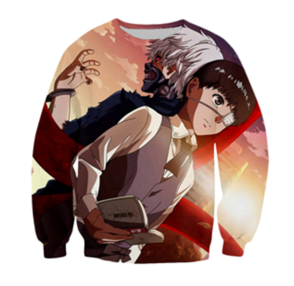 new fashion mens/womens anime tokyo ghoul funny 3d print casual sweatshirt 2017 new design abc14, Black
new fashion mens/womens anime tokyo ghoul funny 3d print casual sweatshirt 2017 new design abc14, Black