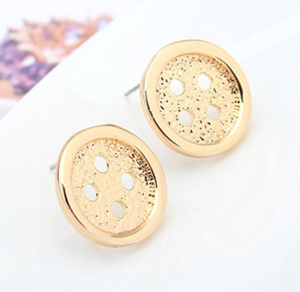 earrings jewelry fashion women 18k gold plated alloy button earrings jewelry, Golden;silver
earrings jewelry fashion women 18k gold plated alloy button earrings jewelry, Golden;silver