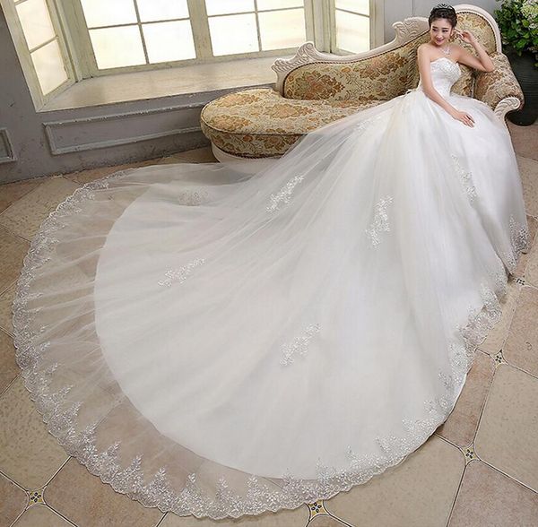 New arrival ruffle tulle cathedral train wedding dre e weetheart vintage applique ve tido bridal dre
New arrival ruffle tulle cathedral train wedding dre e weetheart vintage applique ve tido bridal dre