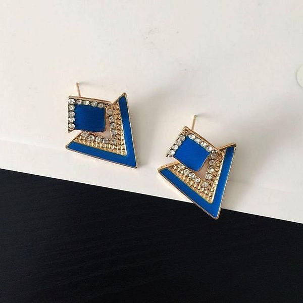 diamond earrings triangle stud earrings for women punk style diamond stud earrings four color on sale, Golden;silver
diamond earrings triangle stud earrings for women punk style diamond stud earrings four color on sale, Golden;silver