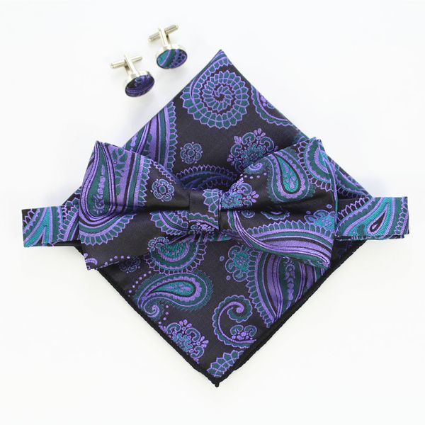 men bowtie suit set floral paisley striped silk jacquard woven men butterfly bow tie bowtie pocket square handkerchief hanky suit set, Black;gray
men bowtie suit set floral paisley striped silk jacquard woven men butterfly bow tie bowtie pocket square handkerchief hanky suit set, Black;gray