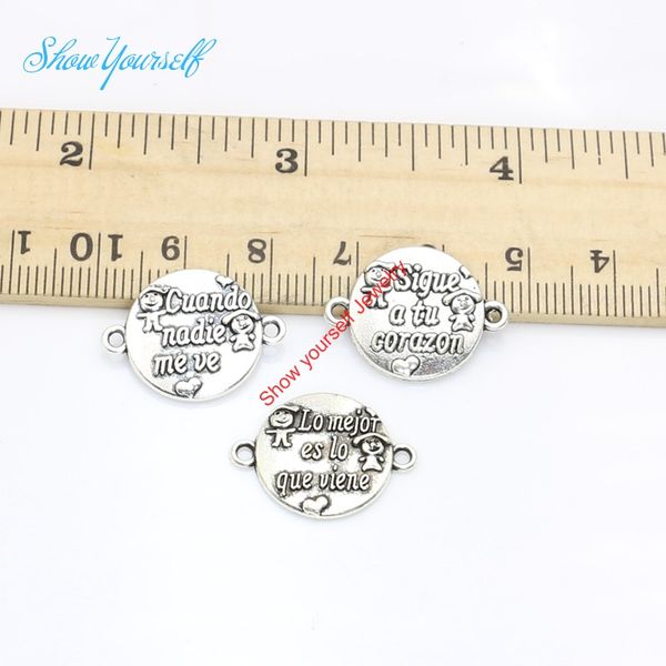 18ps antique silver plated connectors pendant making findings accessories diy handmade craft 21x16mm
18ps antique silver plated connectors pendant making findings accessories diy handmade craft 21x16mm