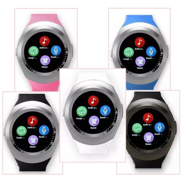 2017 Hot Sell Y1 smart watches Latest Round Touch Screen Round Face Smartwatch Phone with SIM Card Slot smart watch for IOS Android 10pcs
2017 Hot Sell Y1 smart watches Latest Round Touch Screen Round Face Smartwatch Phone with SIM Card Slot smart watch for IOS Android 10pcs