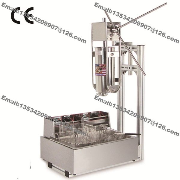 commercial use manual 5l spanish doughnut churro maker machine + 12l 110v 220v electric deep fryer + churros filling machine
commercial use manual 5l spanish doughnut churro maker machine + 12l 110v 220v electric deep fryer + churros filling machine