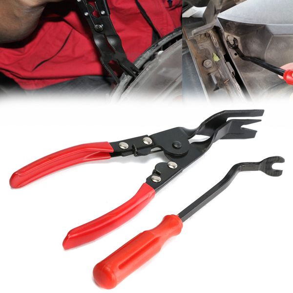 2 pcs steel car removal pliers tool door panel trim clip instrument
2 pcs steel car removal pliers tool door panel trim clip instrument