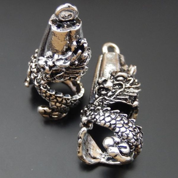 5pcs antique silver alloy twist dragon pendant charms jewelry finding 33*14*15mm 50094 jewelry making, Bronze;silver
5pcs antique silver alloy twist dragon pendant charms jewelry finding 33*14*15mm 50094 jewelry making, Bronze;silver