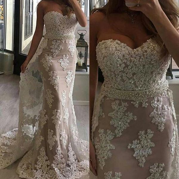 stunning mermaid prom dress 2019 sweetheart sleeveless lace appliqued elegant dresses evening party gowns beaded belt sheer train custom, Black
stunning mermaid prom dress 2019 sweetheart sleeveless lace appliqued elegant dresses evening party gowns beaded belt sheer train custom, Black