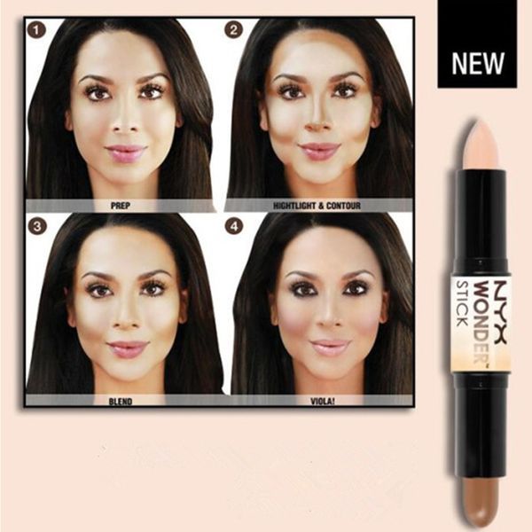 Double-ended Contour NYX Wonder Stick Foundation Hide Blemish Dark Circle Cream Concealer Base Liquid Contouring Camouflage Cosmetics Brand
Double-ended Contour NYX Wonder Stick Foundation Hide Blemish Dark Circle Cream Concealer Base Liquid Contouring Camouflage Cosmetics Brand