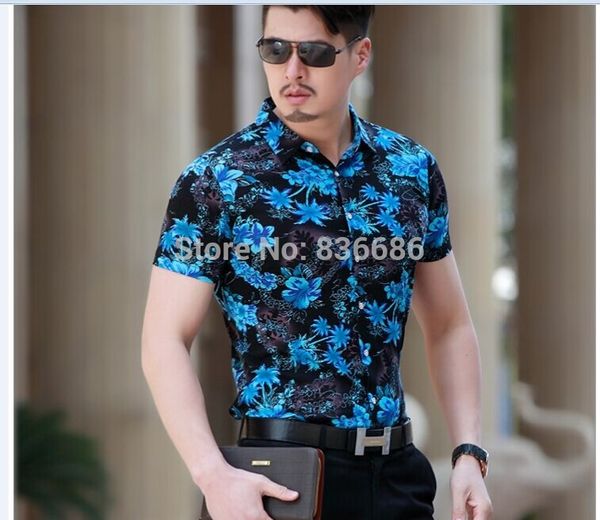 wholesale-2016 latest fashion casual men summer flowers hawaiian short sleeve cotton shirt, White;black
wholesale-2016 latest fashion casual men summer flowers hawaiian short sleeve cotton shirt, White;black