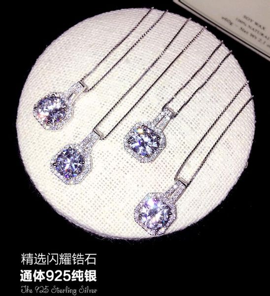 simple 925 sterling silver micro pave shiny square zircon fine box chain collar bone korean short pendant necklaces quality
simple 925 sterling silver micro pave shiny square zircon fine box chain collar bone korean short pendant necklaces quality
