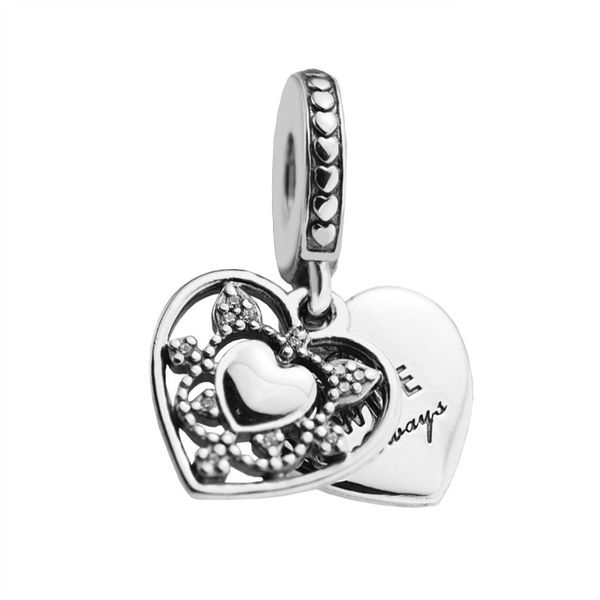 Mothers Day Gift My Wife Always Dangle Charms Authentic 925 Sterling-Silver-Jewelry Heart Pendant Beads For DIY Brand Bracelets Accessories
Mothers Day Gift My Wife Always Dangle Charms Authentic 925 Sterling-Silver-Jewelry Heart Pendant Beads For DIY Brand Bracelets Accessories