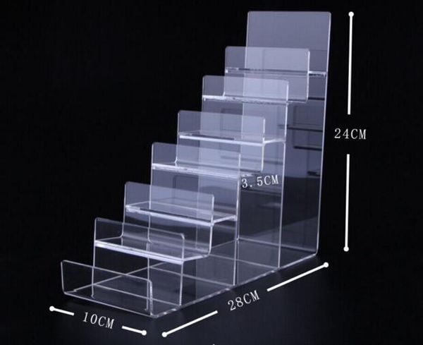 2pcs promotion 7 layers reinforced acrylic wallet display stand purse holder nail polish cosmetics jewelry shelf phone display rack
2pcs promotion 7 layers reinforced acrylic wallet display stand purse holder nail polish cosmetics jewelry shelf phone display rack