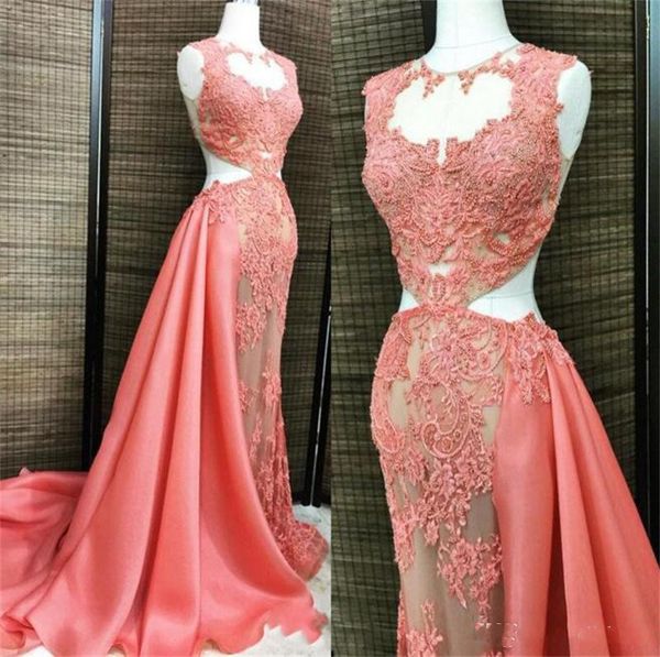 2017 arabic dubai prom dresses jewel sheer neck beads cutaway side evening dresses long lace formal special occasion dresses evening wear, Black
2017 arabic dubai prom dresses jewel sheer neck beads cutaway side evening dresses long lace formal special occasion dresses evening wear, Black