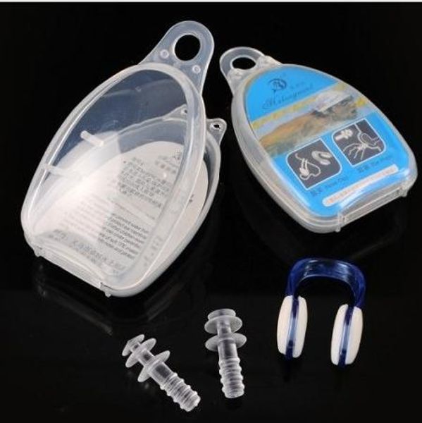 Soft Silicone Swimming Nose Clips + 2 Ear Plugs Earplugs Gear with a case box Pool Accessories Water Sports S302050
Soft Silicone Swimming Nose Clips + 2 Ear Plugs Earplugs Gear with a case box Pool Accessories Water Sports S302050
