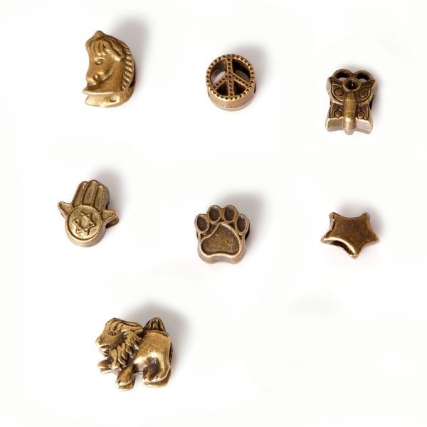 

new 30pcs/lot zinc alloy antique bronze plated star animal charms vintage tibetan pendants diy bracelet necklace jewelry maki, Bronze;silver