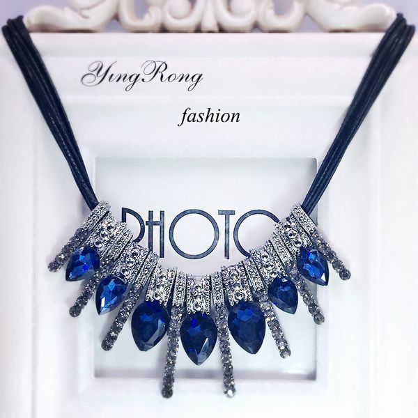 new women water drop crystal zinc alloy necklace fashion lady pendant necklace jewelry bead gemstone original natural stone-style chains, Silver
new women water drop crystal zinc alloy necklace fashion lady pendant necklace jewelry bead gemstone original natural stone-style chains, Silver