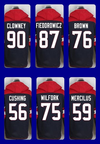 2016 new mens 90 clowney 87 fiedorowicz 76 brown 75 wilfork 59 mercilus 56 cushing blue hoodies pullover drop shipping, Black;red
2016 new mens 90 clowney 87 fiedorowicz 76 brown 75 wilfork 59 mercilus 56 cushing blue hoodies pullover drop shipping, Black;red