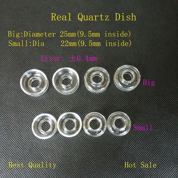 25mm/22mm OD Quartz Dish Bowl for Quartz Titanium Domeless Replaceable Nail Oil Rig Glass Water Pipes Bongs Accessories Tools
25mm/22mm OD Quartz Dish Bowl for Quartz Titanium Domeless Replaceable Nail Oil Rig Glass Water Pipes Bongs Accessories Tools