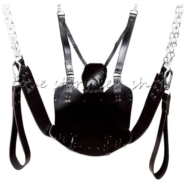 wholesale-leather love swing black fetish heavy real leather swing sling restraints d rings swing chair furnitures
wholesale-leather love swing black fetish heavy real leather swing sling restraints d rings swing chair furnitures