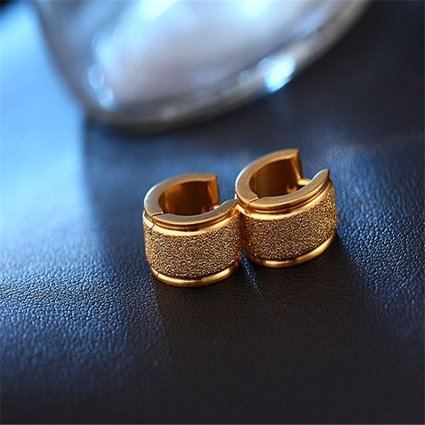 punk jewelry new fashion silver gold earrings stainless steel grinding hoop earring for women men 3 colors hz, Golden;silver
punk jewelry new fashion silver gold earrings stainless steel grinding hoop earring for women men 3 colors hz, Golden;silver