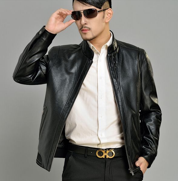 fall-autumn black business stand collar pu leather jacket casual mens faux leather jackets and coats coat big size 4xl
fall-autumn black business stand collar pu leather jacket casual mens faux leather jackets and coats coat big size 4xl
